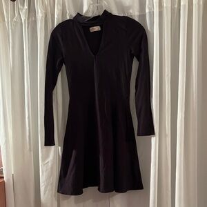 Hollister Black Long Sleeve Dress